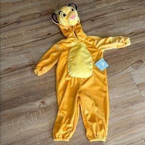 NWT Simba Kids Costume - Yellow and Brown